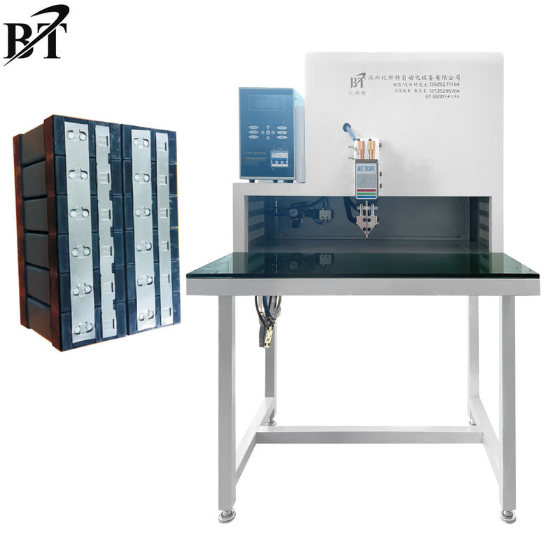 Prismatic Lithium Battery Cell Spot Welder 5000ADC Microcomputerization